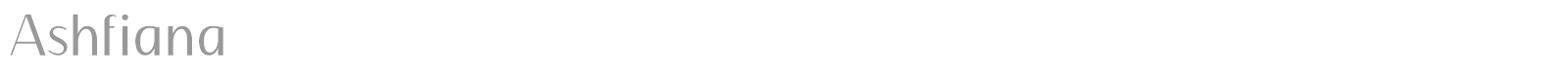 Ashfiana font preview